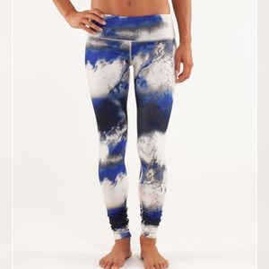 Lululemon Wunder Under Milky Way Pants - sz 6